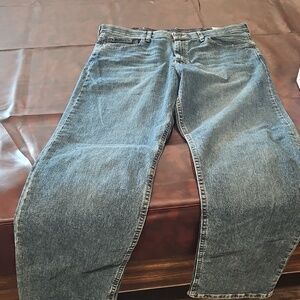 L Blue Wrangler Jeans Sz W36 L32